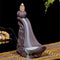 Above The Clouds - Purple Clay Back Flow Incense Burner