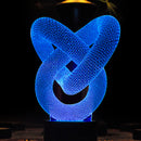 Infinite Abstract 3D Optical Illusion Hologram USB Lamp