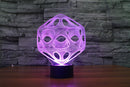Psychedelic 3D Optical Illusion Hologram Engraved USB Lamp