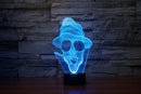 Fear of Loathing 3D Optical Illusion Hologram USB Lamp